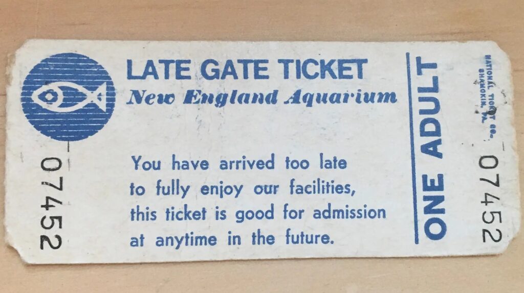 Free Aquarium Ticket